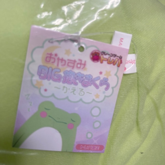 Toreba Exclusive Huggable Frog Resting Pillow Big - Picture 6 of 6